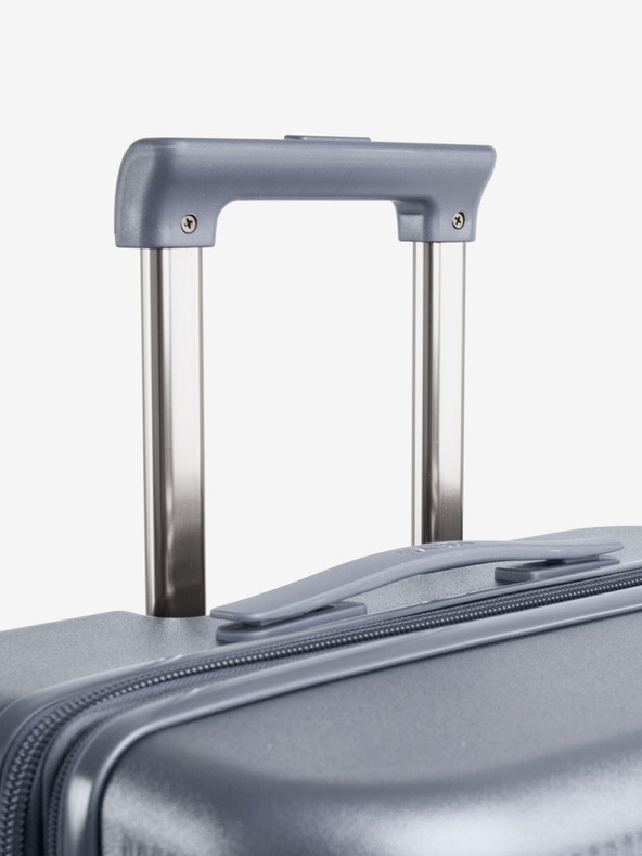 Heys Sada tŕí cestovních kufrů v šedé barvě Heys Earth Tones S,M,L Glacier Grey