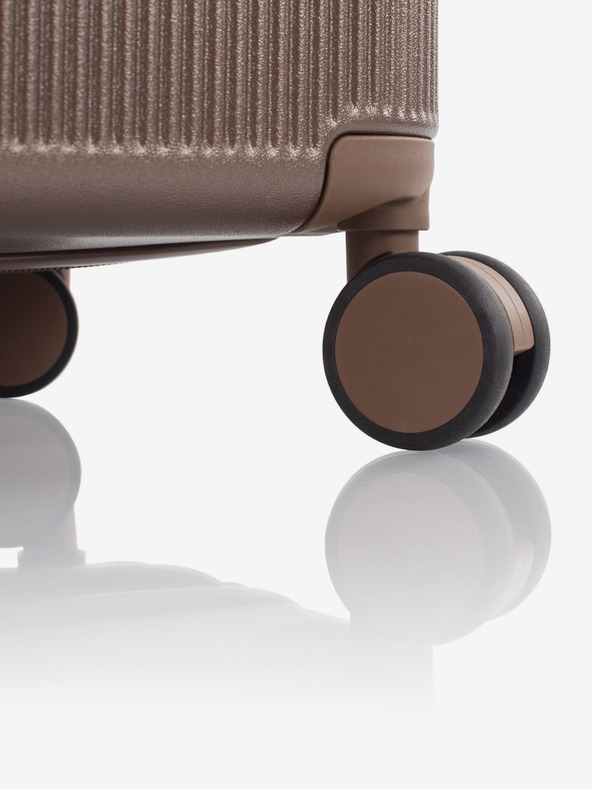 Heys Hnědý cestovní kufr Heys Earth Tones L Umber