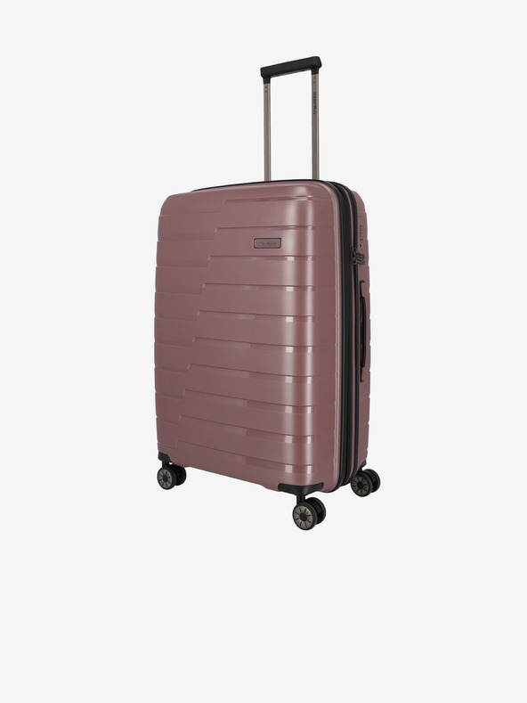 Travelite Růžový cestovní kufr Travelite Air Base M