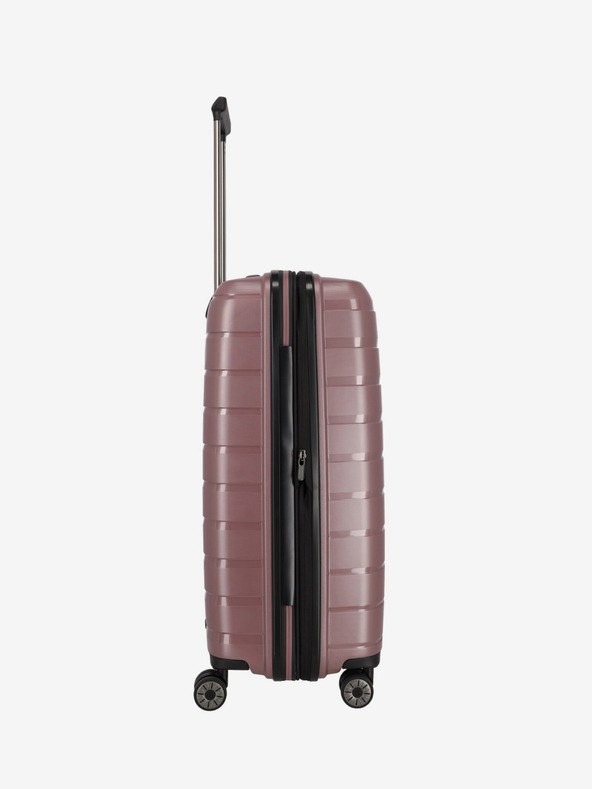 Travelite Růžový cestovní kufr Travelite Air Base M