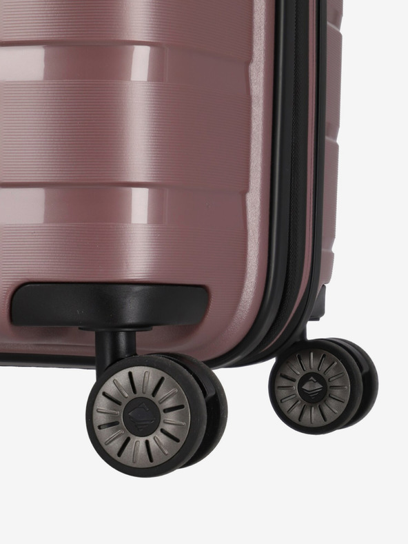Travelite Růžový cestovní kufr Travelite Air Base M