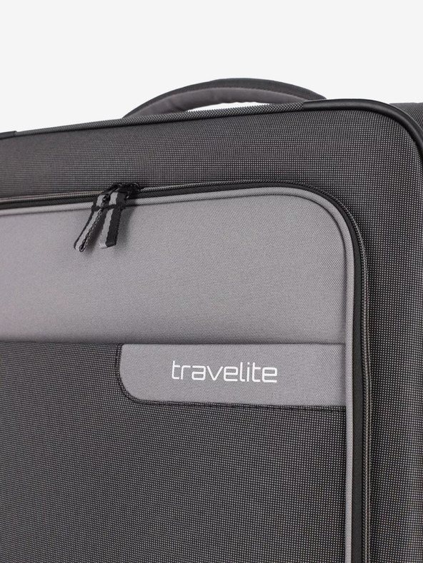 Travelite Šedý cestovní kufr Travelite Viia 2w S