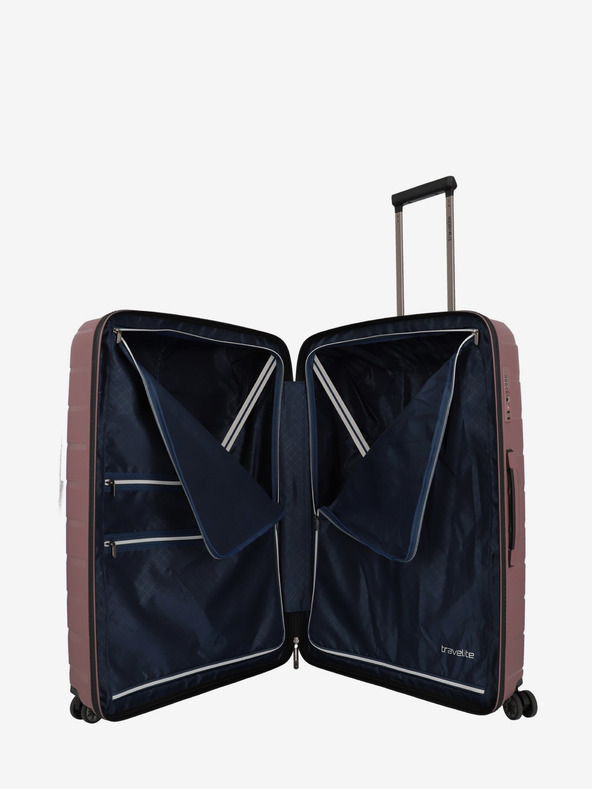 Travelite Sada tří cestovních kufrů v růžové barvě Travelite Air Base S,M,L