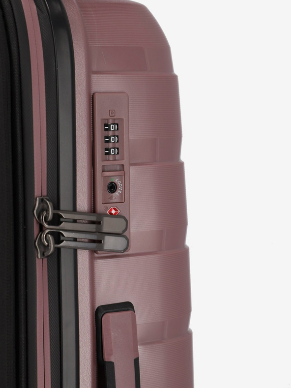 Travelite Sada tří cestovních kufrů v růžové barvě Travelite Air Base S,M,L