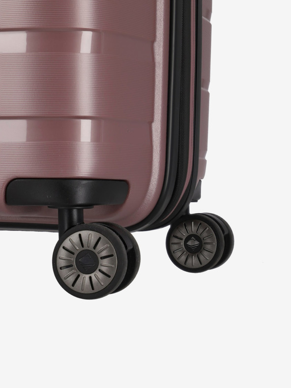 Travelite Sada tří cestovních kufrů v růžové barvě Travelite Air Base S,M,L