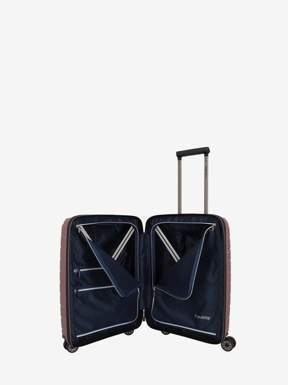 Travelite Sada tří cestovních kufrů v růžové barvě Travelite Air Base S,M,L
