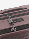 Travelite Růžový cestovní kufr Travelite Air Base 4w S Front pocket
