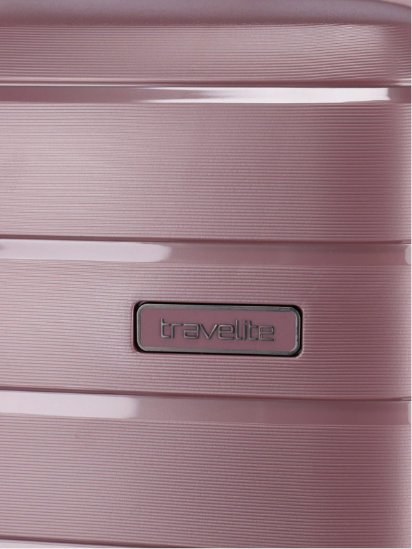 Travelite Růžový cestovní kufr Travelite Air Base S