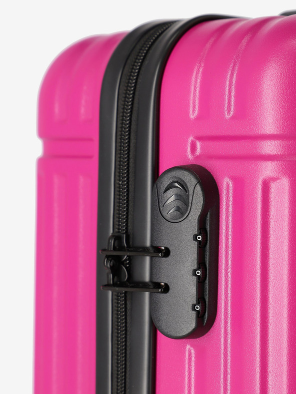 Travelite Růžový cestovní kufr Travelite Cruise Cabin