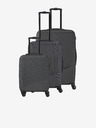 Travelite Sada tří cestovních kufrů v tmavě šedé barvě Travelite Bali S,M,L