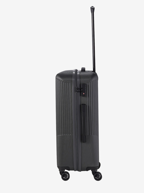 Travelite Sada tří cestovních kufrů v tmavě šedé barvě Travelite Bali S,M,L