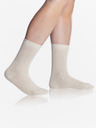 Bellinda Krémové unisex zimní bambusové ponožky Bellinda BAMBUS CASUAL UNISEX SOCKS