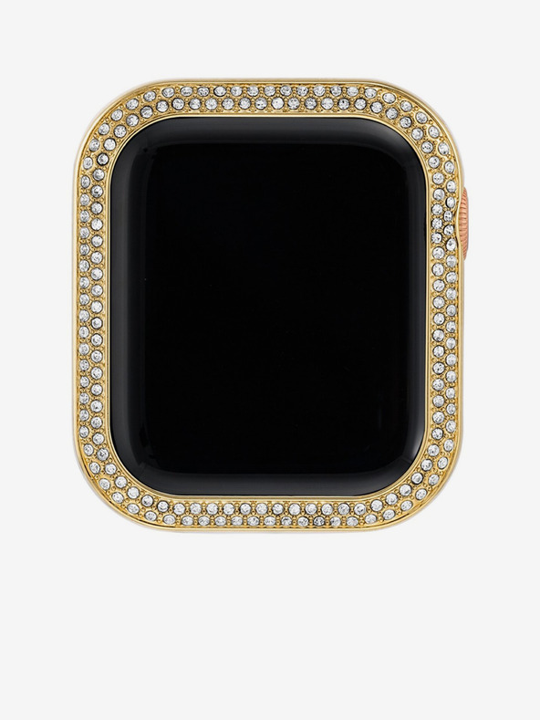 Anne Klein Luneta pro hodinky Apple Watch 40mm s krystaly ve zlaté barvě Anne Klein
