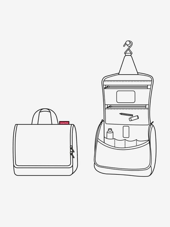 Reisenthel Černá unisex cestovní toaletní taška Reisenthel