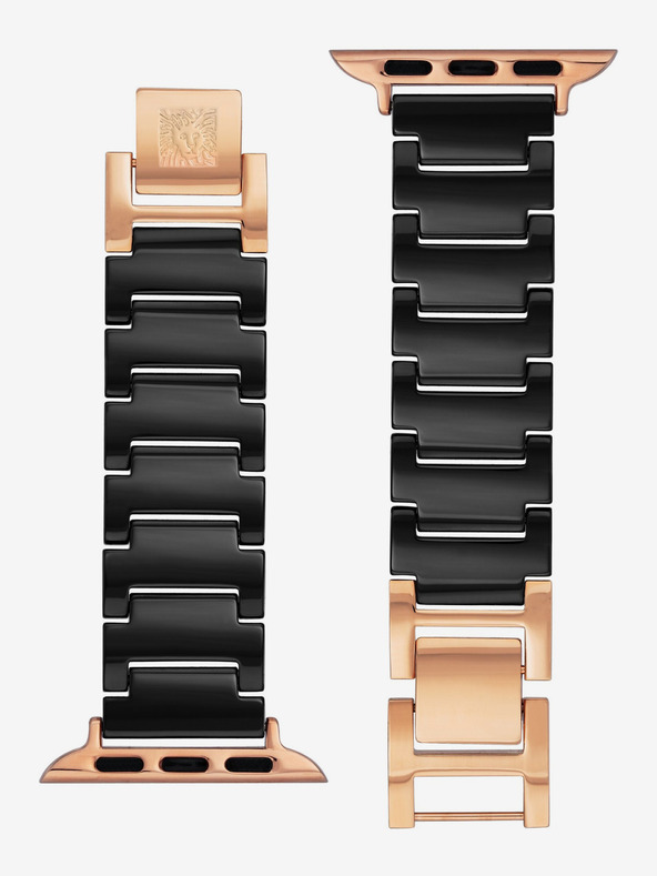 Anne Klein Černý řemínek pro hodinky Apple Watch Anne Klein