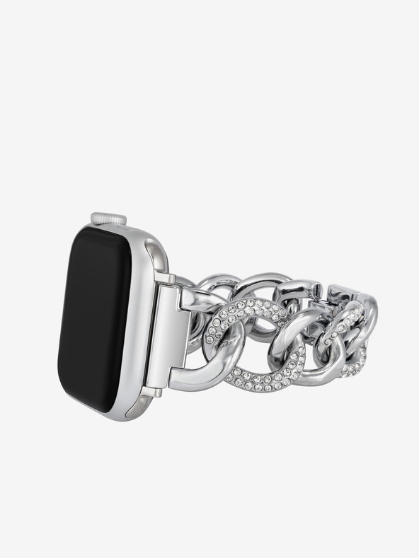 Anne Klein Řemínek pro Apple Watch 38/40/41mm ve stříbrné barvě Anne Klein