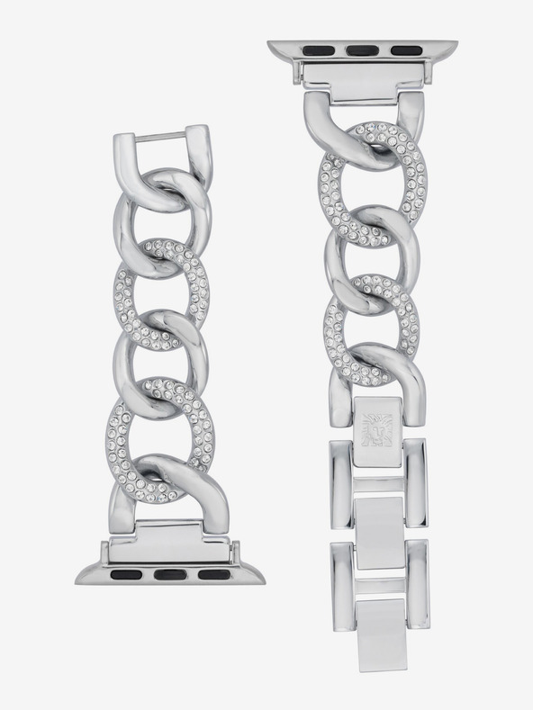 Anne Klein Řemínek pro Apple Watch 38/40/41mm ve stříbrné barvě Anne Klein