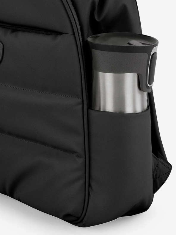 Heys Černý unisex batoh Heys Puffer Backpack Black