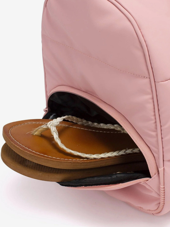Heys Růžová dámská cestovní taška Heys Puffer Duffel Bag Rose