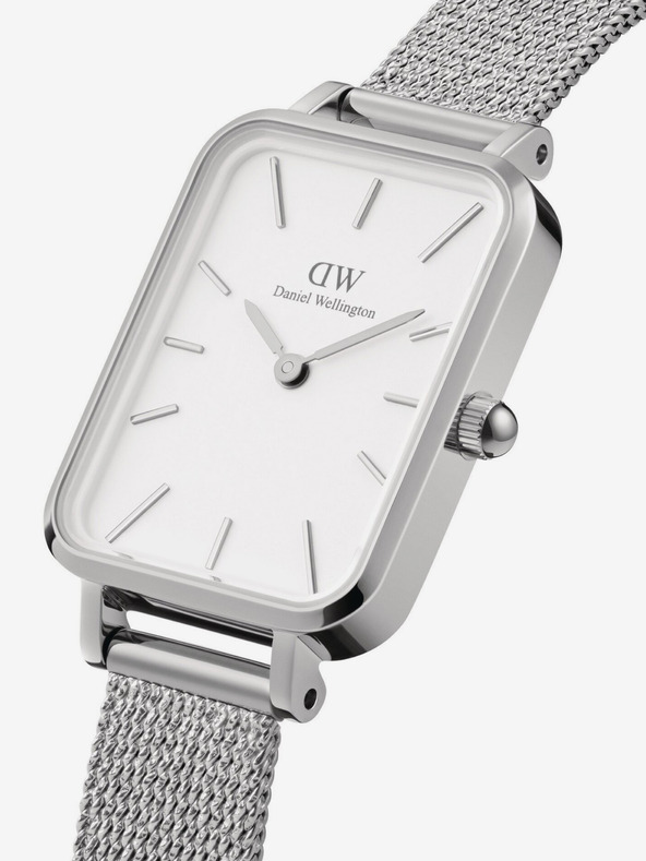 Daniel Wellington Dámské hodinky ve stříbrné barvě Daniel Wellington Quadro