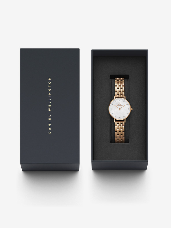 Daniel Wellington Dámské hodinky v růžovozlaté barvě Daniel Wellington Petite Lumine