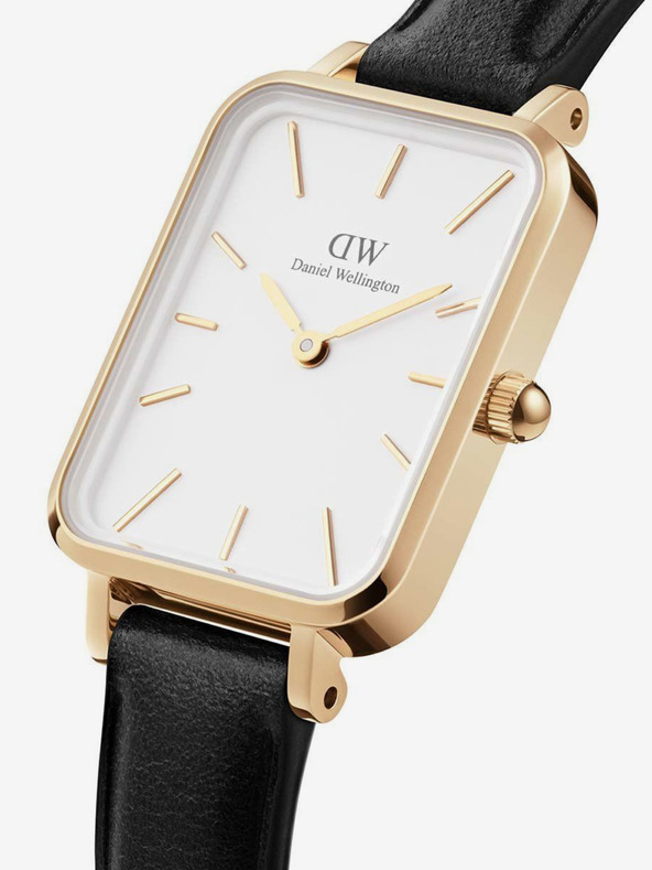 Daniel Wellington Černé dámské hodinky Daniel Wellington Quadro