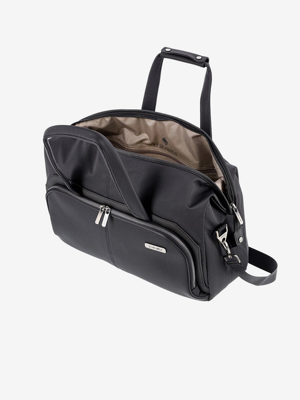 Travelite Černá cestovní taška Travelite Priima Weekender Black