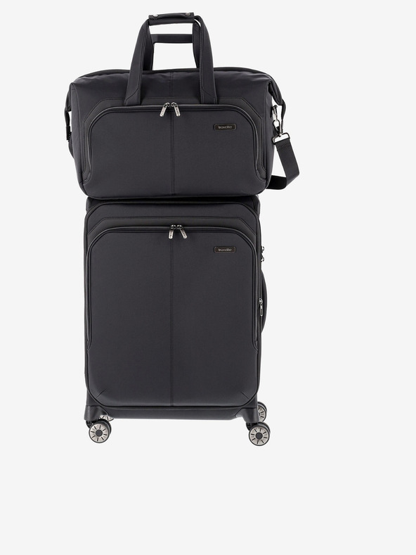 Travelite Černá cestovní taška Travelite Priima Weekender Black