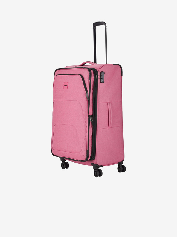 Travelite Růžový cestovní kufr Travelite Adria L