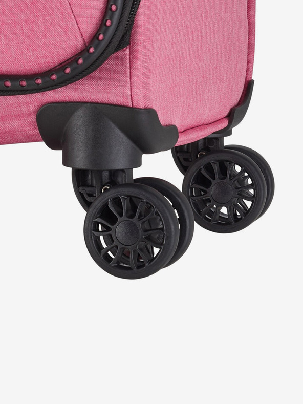 Travelite Růžový cestovní kufr Travelite Adria L