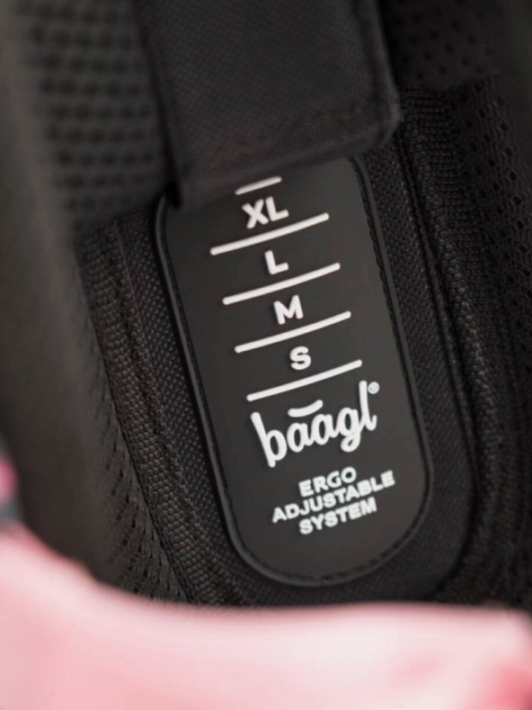 BAAGL  Šedá školní aktovka zippy panda Baagl