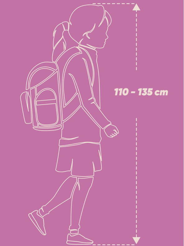 BAAGL  Šedá školní aktovka zippy panda Baagl