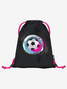 BAAGL  Černý sáček fotbal růžový Baagl