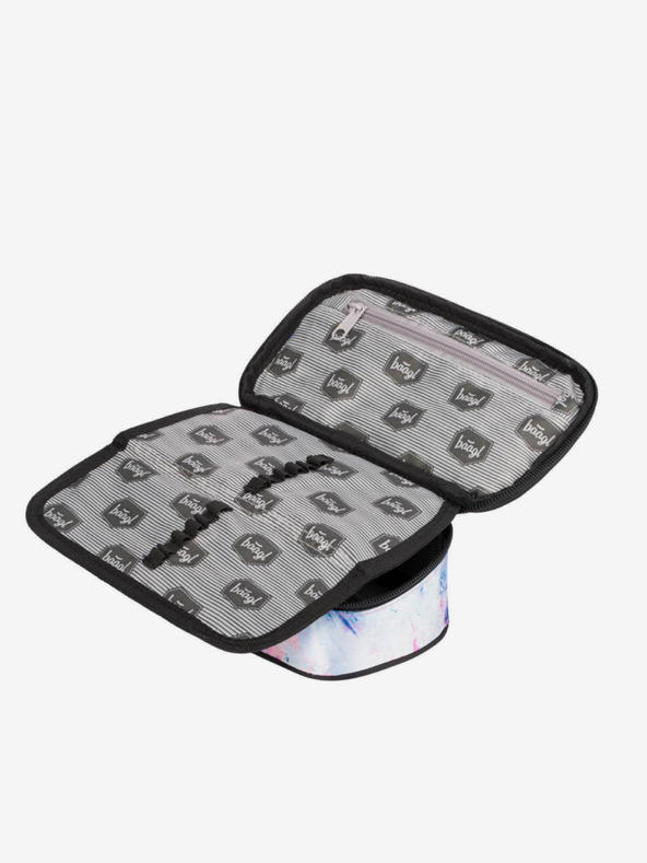 BAAGL  Růžový školní penál etue abstract Baagl