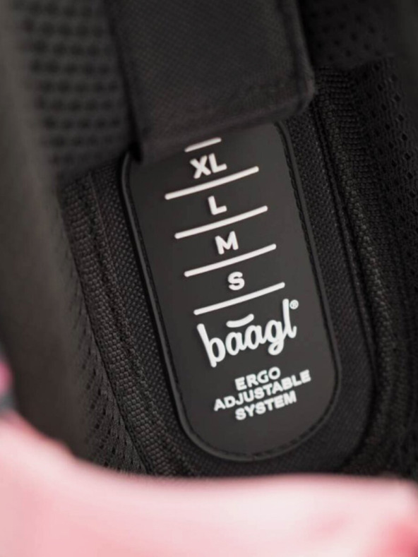 BAAGL  Šedý 3 set zippy panda: aktovka, penál, sáček Baagl