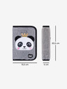BAAGL  Šedý 3 set zippy panda: aktovka, penál, sáček Baagl