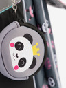 BAAGL  Šedý 3 set zippy panda: aktovka, penál, sáček Baagl