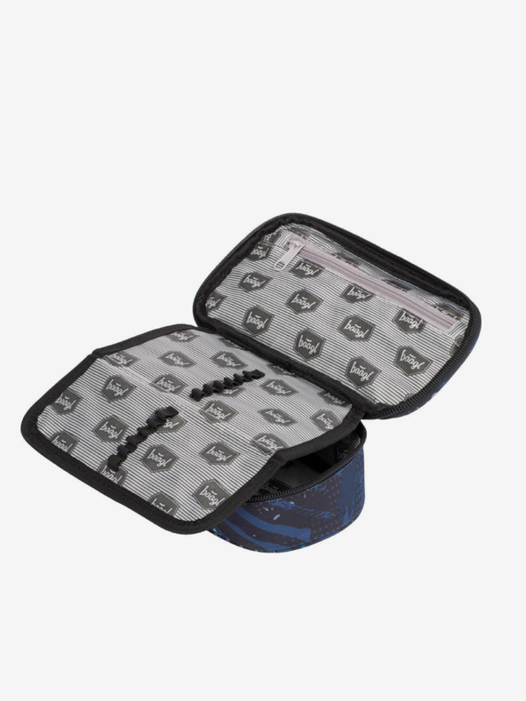 BAAGL  Modrý 3 set skate struktury: batoh, penál, sáček Baagl