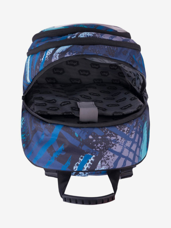 BAAGL  Modrý 3 set skate struktury: batoh, penál, sáček Baagl