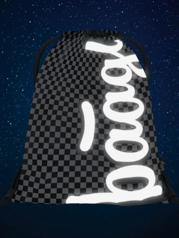 BAAGL  Černý sáček skate ska - pattern Baagl