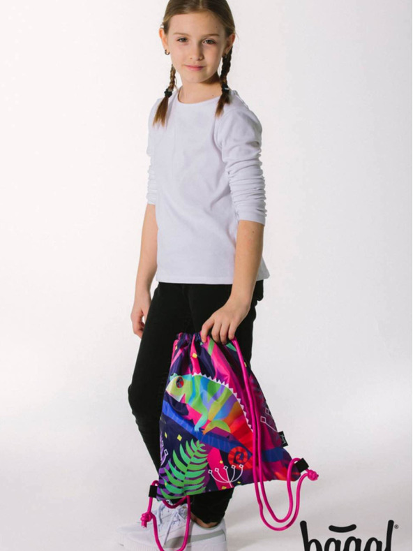 BAAGL  Fialový sáček chameleon Baagl