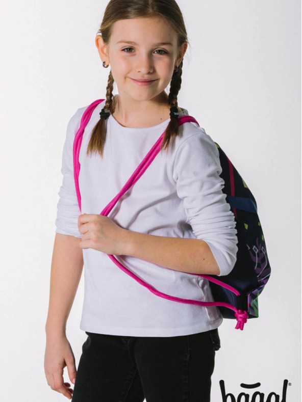 BAAGL  Fialový sáček chameleon Baagl