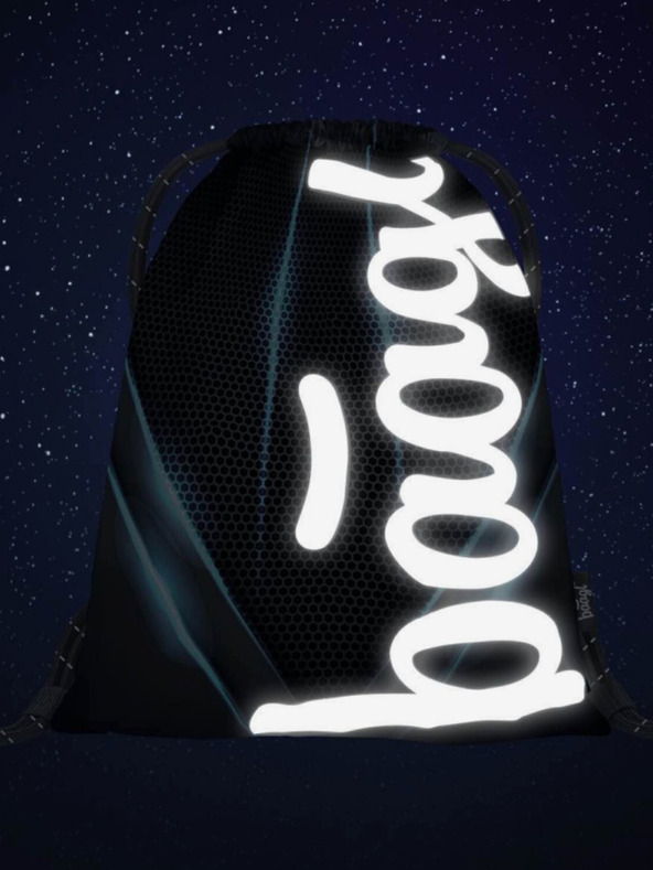 BAAGL  Černý sáček skate bluelight Baagl