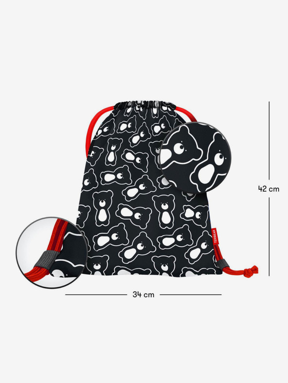 BAAGL  Černý sáček teribear černý Baagl