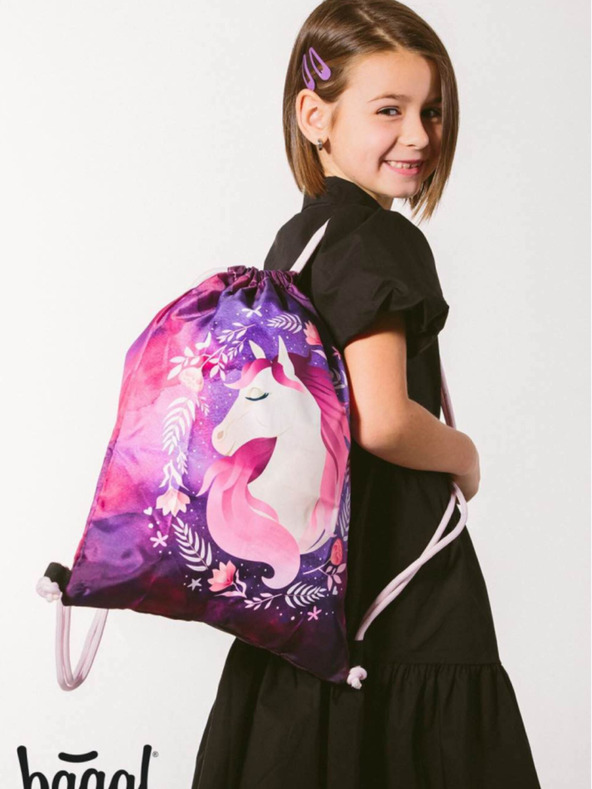 BAAGL  Fialový vak Baagl Kůň
