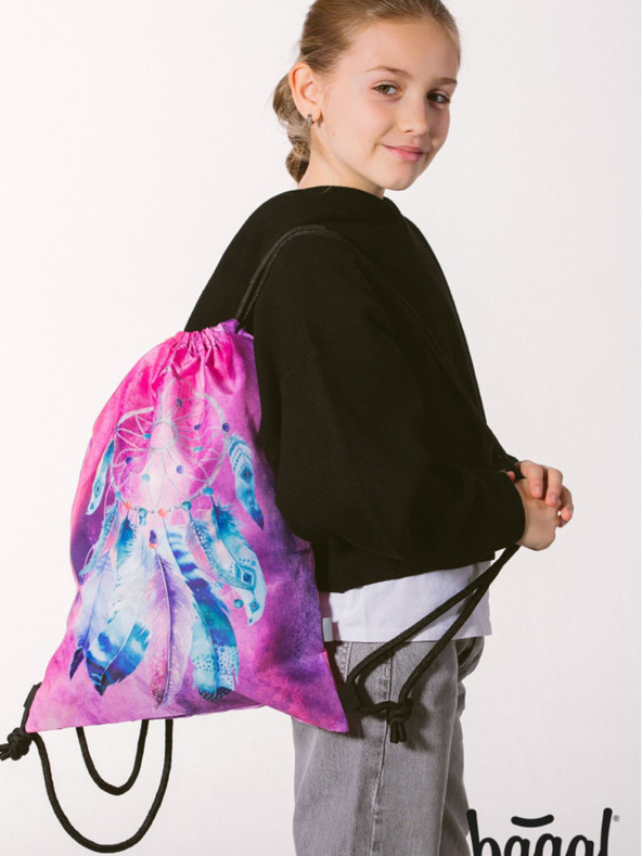 BAAGL  Růžový vak Baagl Lapač Snov