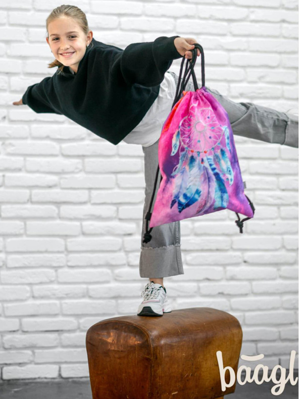 BAAGL  Růžový vak Baagl Lapač Snov