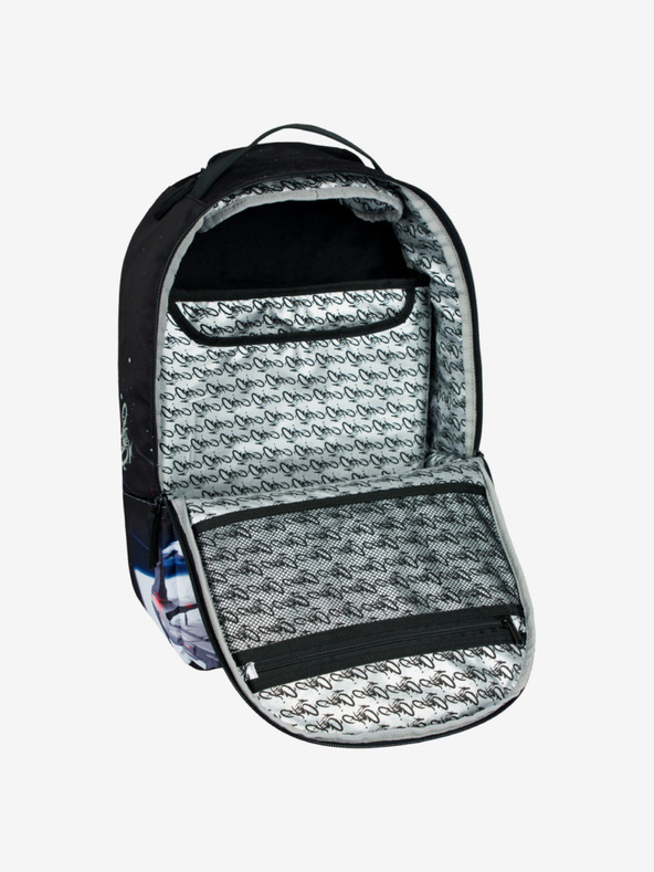 BAAGL  Černý batoh Baagl eARTh - Cosmonaut by Caer8th