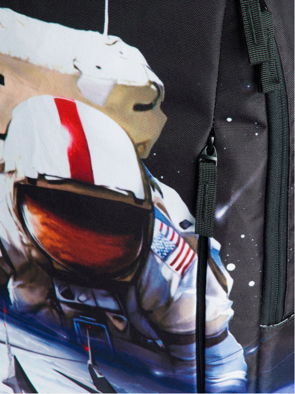 BAAGL  Černý batoh Baagl eARTh - Cosmonaut by Caer8th