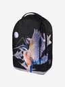 BAAGL  Černý batoh Baagl eARTh - Kingfisher by Caer8th